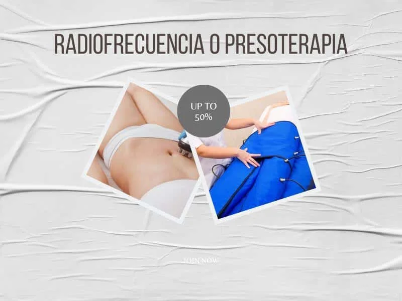 Radiofrecuencia corporal o presoterapia