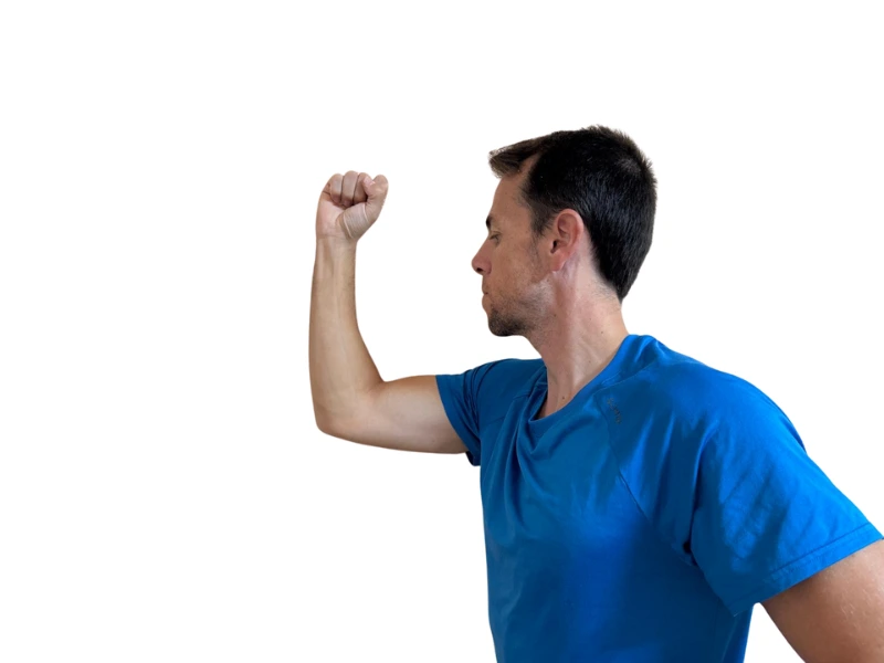 ejercicio de rotacion externa de hombro